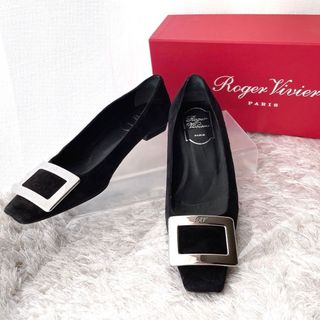 ロジェヴィヴィエ(ROGER VIVIER)のroger vivier ロジェヴィヴィエ　パンプス　フラットシューズ　美品(ハイヒール/パンプス)