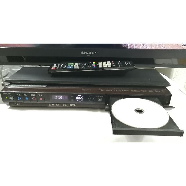 SHARP(シャープ)の【商品説明用】シャープ製３２インチTVとレコーダ スマホ/家電/カメラのテレビ/映像機器(テレビ)の商品写真