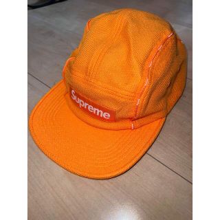 シュプリーム(Supreme)のsupreme ロゴ キャップ オレンジ 新品未使用 シュプリーム(キャップ)