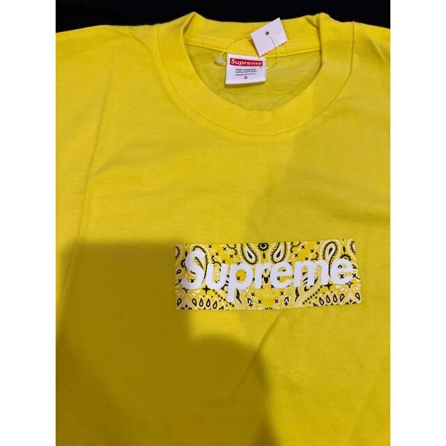 シュプリーム　Bandana Box Logo Tee Yellow