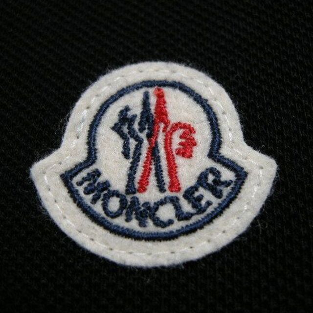 タグなど MONCLER ポロシャツ ブラック 黒 メンズの - サイズS新品