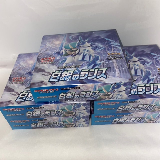 白銀のランス 5BOX ポケモンカード シュリンク付き - e.baxery.com