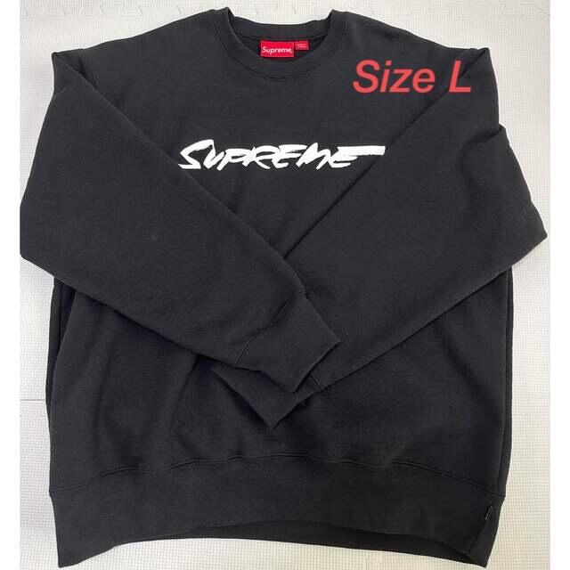 SUPREME FUTURA LOGO CREWNECK BLACK