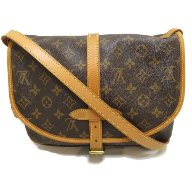 ルイ・ヴィトン LOUIS VUITTON ソミュール30 ショルダーバッグ ショルダーバッグ コットンキャンバス