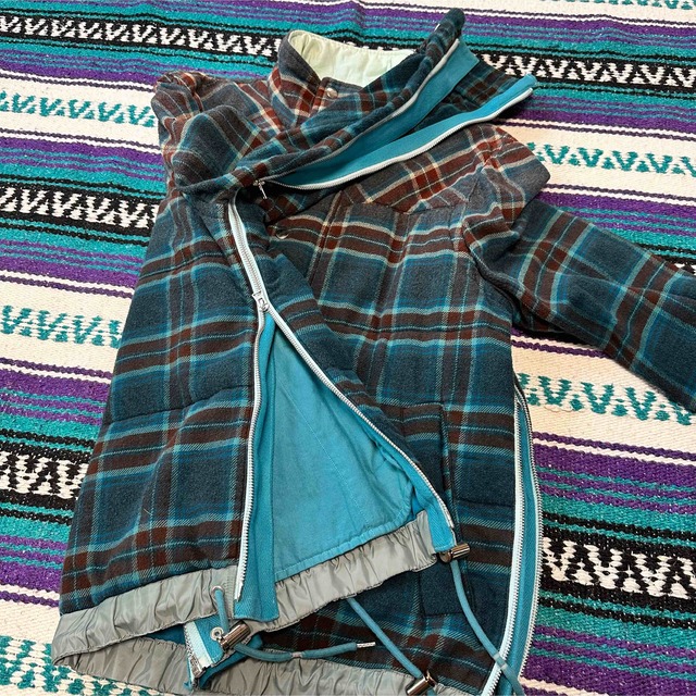 sacai 2019コレクション チェック柄 フランネルジャケット