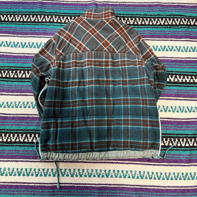 sacai 2019コレクション チェック柄 フランネルジャケット