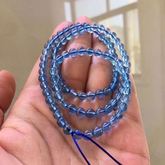 ⭐︎【天然】アクアマリン ブレスレット 5.5mm-