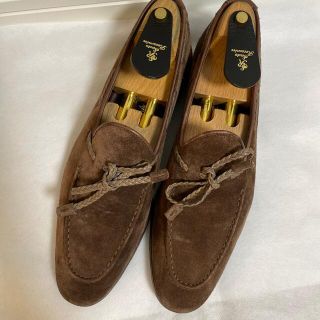 サントーニ(Santoni)のサントーニ×ビームスFコラボ　スエードローファー👞(スリッポン/モカシン)