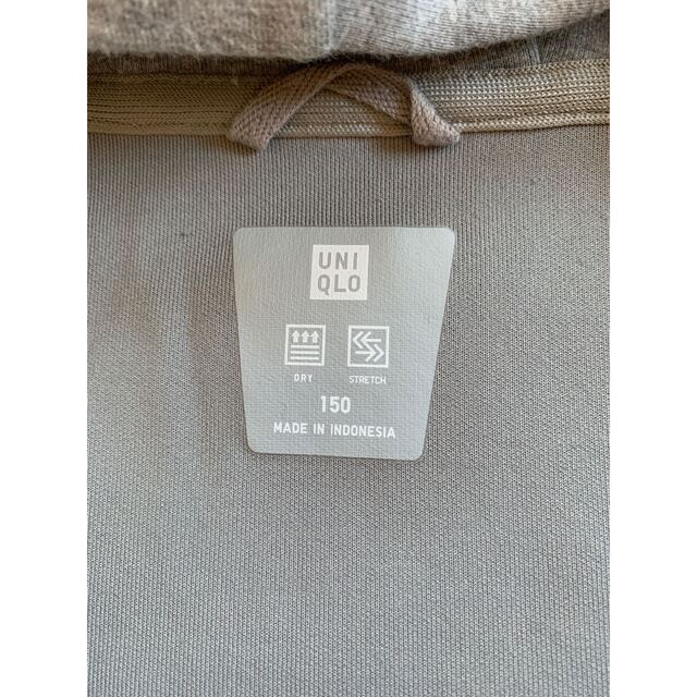 UNIQLO(ユニクロ)のUNIQLO KIDSパーカー 150cm キッズ/ベビー/マタニティのキッズ服女の子用(90cm~)(ジャケット/上着)の商品写真