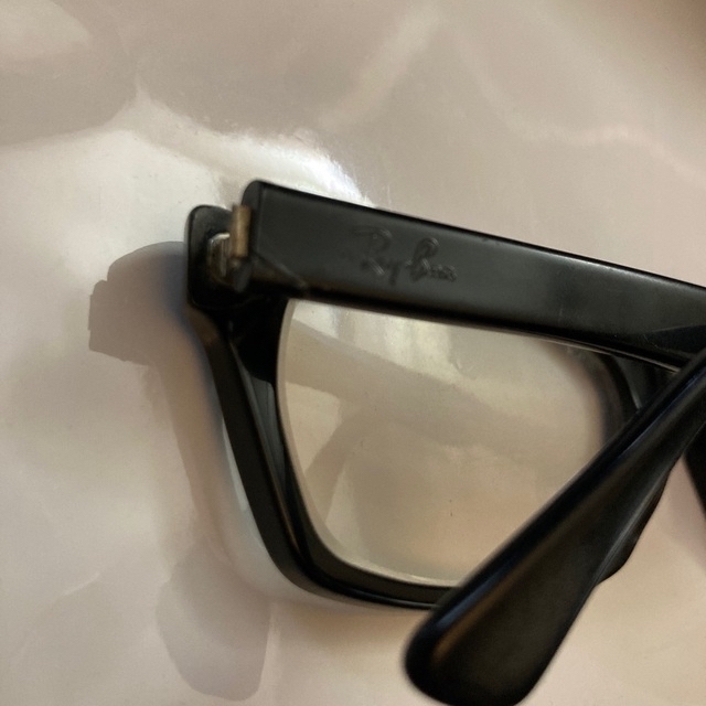 正規品 RayBan 眼鏡 メガネ レンズ付 ケース付 kj着用モデル 伊達眼鏡 4