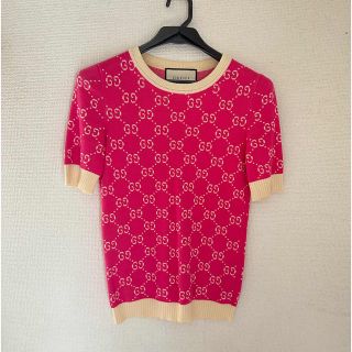 グッチ(Gucci)の最終お値下げです。GUCCI グッチ　セーター　ＧＧロゴニット　ＸＳ　安室着用　(ニット/セーター)