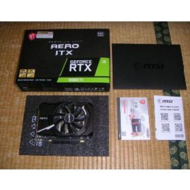 RTX 3060 Ti AERO ITX 8G OC LHR スマホ/家電/カメラのPC/タブレット(PCパーツ)の商品写真