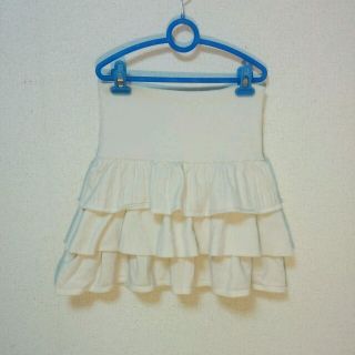 クレージュ(Courreges)のクレージュ♡ホワイトニットスカート(ミニスカート)