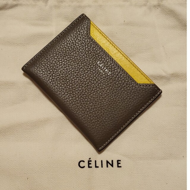 購入ファッション CELINE セリーヌ カードケース バイカラー
