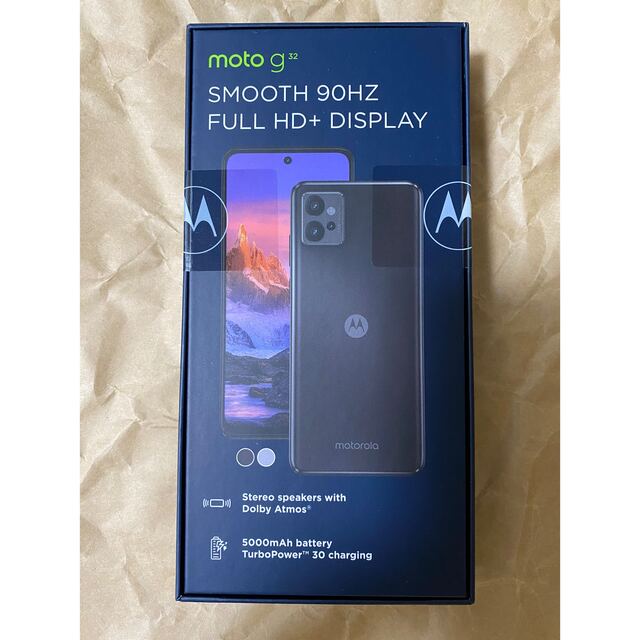 ミネラルグレイ　モトローラ　motorola g32 新品　未使用　完全未開封