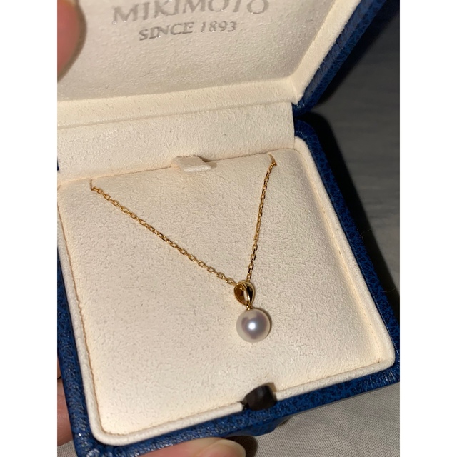 Mikimoto 一粒パールネックレス K18