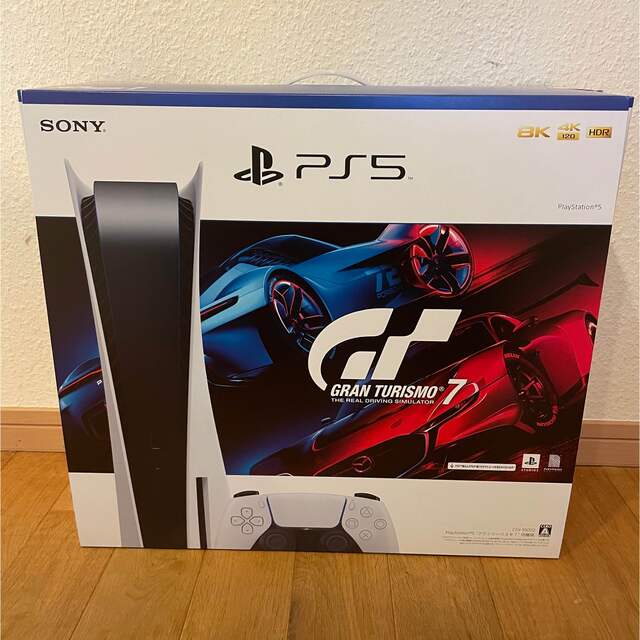 エンタメ/ホビーSONY PS5 本体　ディスクドライブ搭載モデル グランツーリスモ７ 同梱版