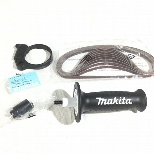 ☆極美品☆makita マキタ 18V 9ｍｍ 充電式ベルトサンダ バッテリ・充電器・ケース別売 研磨機 コードレスサンダー 60435