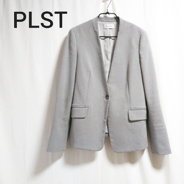 PLST(プラステ)のPLST プラステ ジャケット ノーカラージャケット レディースのジャケット/アウター(ノーカラージャケット)の商品写真