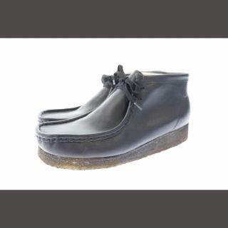 クラークス(Clarks)のクラークス clarks ワラビー ブーツ ブラック レザー 35401 9(ブーツ)