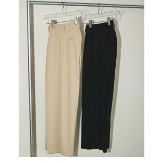 トゥデイフル(TODAYFUL)のHighwaist Twill Trousers 38 ブラック(その他)