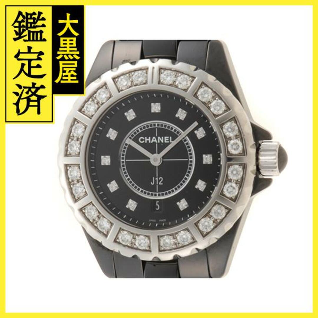 最安値で  CHANEL - CHANEL　シャネル　J12・ラージダイヤ　H2427【430】 腕時計
