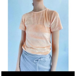 エディットフォールル(EDIT.FOR LULU)のbaserange Omo Tee Velours Tera Orange(Tシャツ(半袖/袖なし))