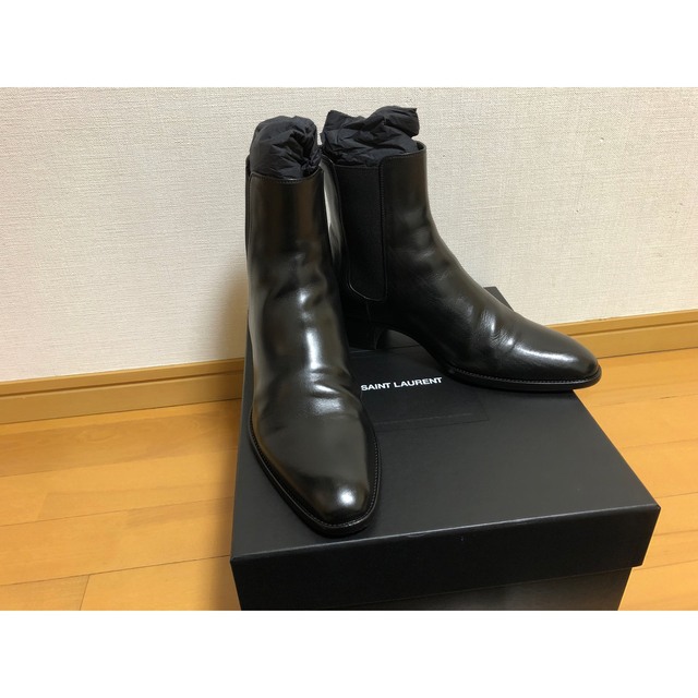 数量は多 Saint Laurent - サンローラン ワイヤット40 サイドゴア