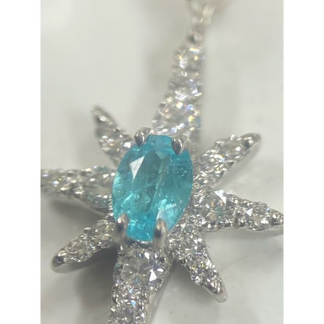 －重さ【10月SALE】【Star Jewelry】パライバトルマリン/D ネックレス