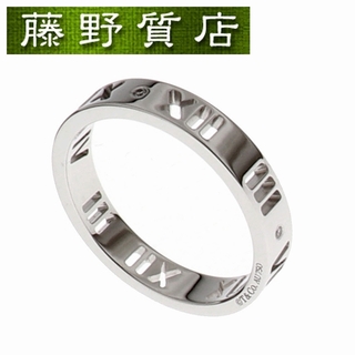 ティファニー(Tiffany & Co.)の(新品仕上げ済）ティファニー TIFFANY ピアスド アトラス 4P ダイヤ リング 指輪 K18 WG × ダイヤモンド 約11号 8503(リング(指輪))