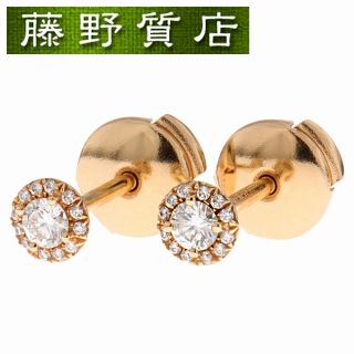 ティファニー(Tiffany & Co.)の(美品)ティファニー TIFFANY ソレスト ダイヤ ピアス K18 PG × ダイヤモンド 計26石 9064(ピアス)