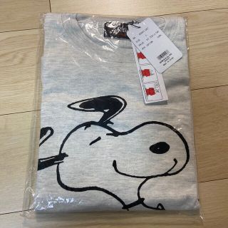 SAPEur サプール スヌーピー コラボ Tシャツ Lサイズ ライトグレーの ...