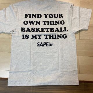 SAPEur サプール スヌーピー コラボ Tシャツ Lサイズ ライトグレーの ...