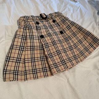 バーバリー(BURBERRY)のバーバリー　タータンチェック　スカート 80(スカート)
