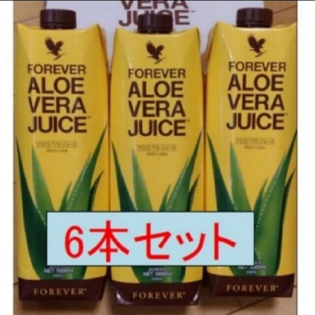健康食品アロエベラジュース　1L × 6本