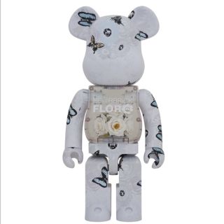 BE@RBRICK FLOR@ #2 White 400％ 3個