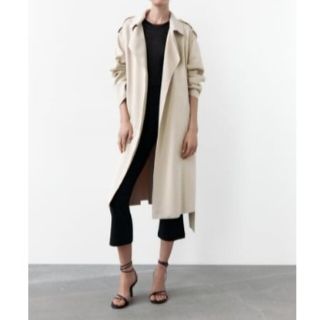 ザラ(ZARA)のスエード風トレンチコート(トレンチコート)