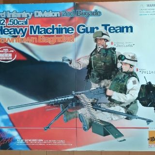 ドラゴン(DRAGON)の新品未開封1/6ドラゴンアクションフィギア重機関銃チームマシンガンナー2体(ミリタリー)