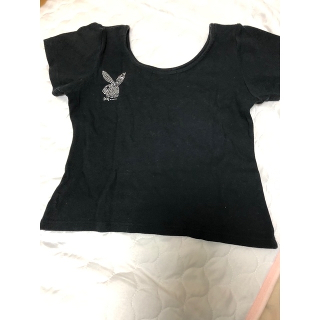 PLAYBOY(プレイボーイ)のプレイボーイ丈短シャツ レディースのトップス(Tシャツ(半袖/袖なし))の商品写真