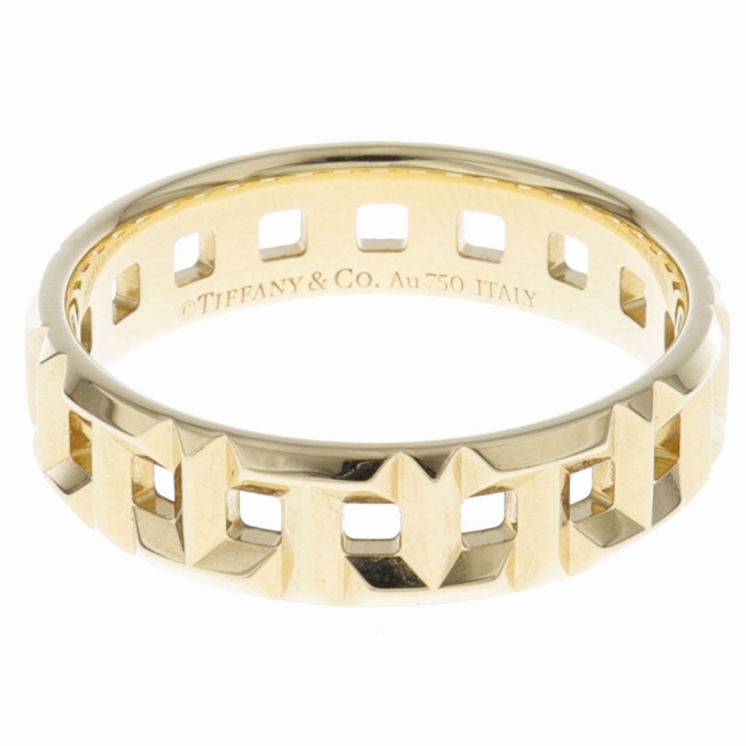 Tiffany & Co.(ティファニー)の(新品仕上げ済）ティファニー TIFFANY Tトゥルー ワイド リング ティ 指輪 K18 YG イエローゴールド 約17.5号 8876 レディースのアクセサリー(リング(指輪))の商品写真
