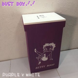 DUST BOX ゴミ箱 Betty Boop 💜(ごみ箱)