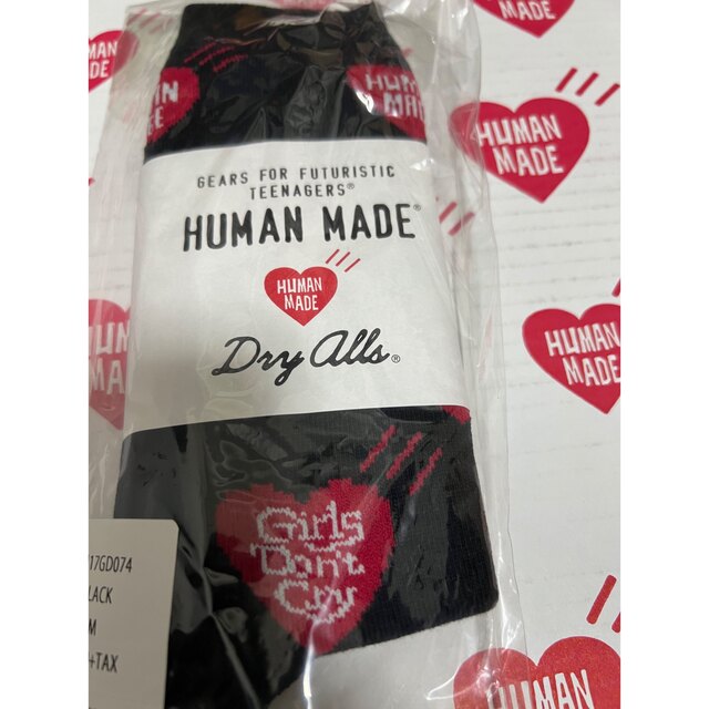 human made girls don't cry ソックス　ブラック メンズのレッグウェア(ソックス)の商品写真