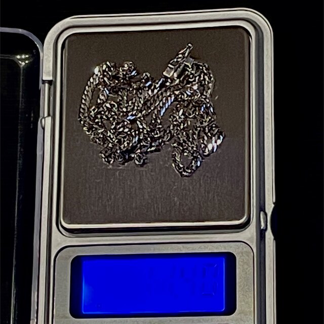 喜平 Pt850 6面ダブル 刻印あり メンズのアクセサリー(ネックレス)の商品写真
