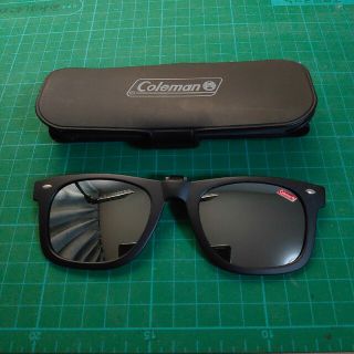 コールマン(Coleman)の【値下】Coleman クリップオン サングラス ケース付(サングラス/メガネ)