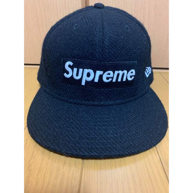 Supreme New Era Harris Tweed 7 3/8キャップ