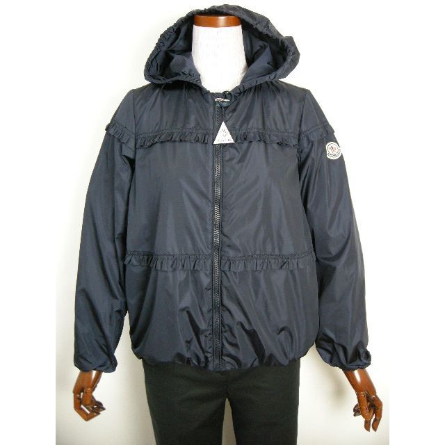 MONCLER(モンクレール)のキッズ12A(大人女性00)モンクレールPRAGUEフリル付ナイロンジャケット  キッズ/ベビー/マタニティのキッズ服女の子用(90cm~)(ジャケット/上着)の商品写真