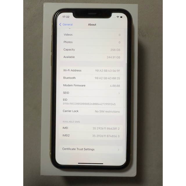 iPhone 11 イエロー 256 GB SIMフリー | www.innoveering.net