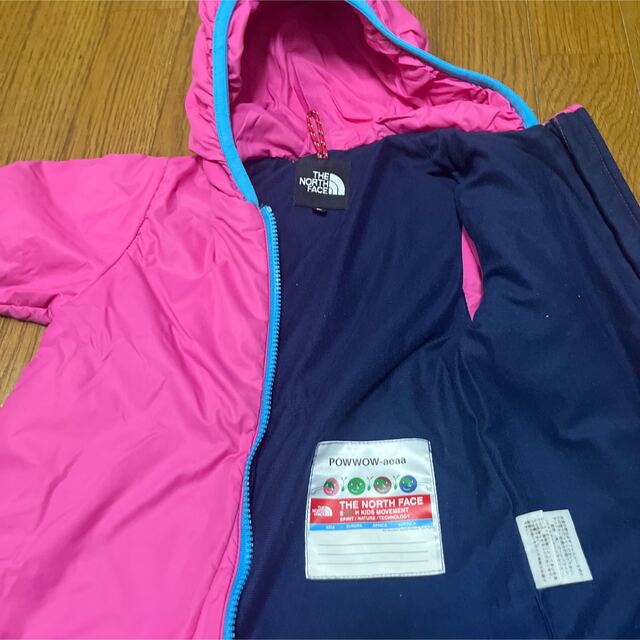 THE NORTH FACE(ザノースフェイス)のノースフェイス　ジャンプスーツ　カバーオール キッズ/ベビー/マタニティのベビー服(~85cm)(ロンパース)の商品写真