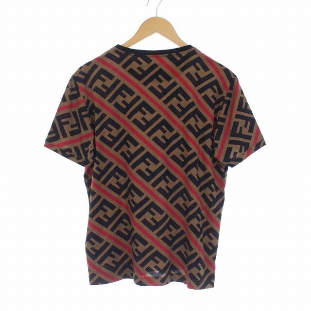 FENDI(フェンディ)のFENDI ZUCCA DIAGONAL Tシャツ FY0894 A7A8 メンズのトップス(Tシャツ/カットソー(半袖/袖なし))の商品写真