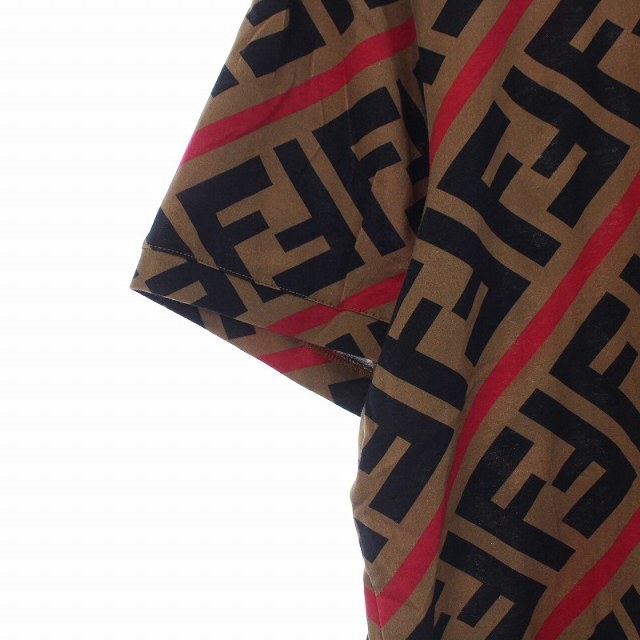 FENDI(フェンディ)のFENDI ZUCCA DIAGONAL Tシャツ FY0894 A7A8 メンズのトップス(Tシャツ/カットソー(半袖/袖なし))の商品写真